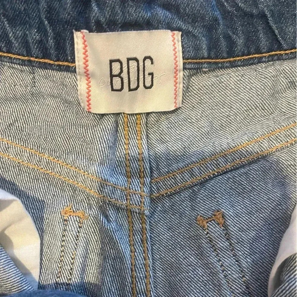 BDG Jeans, Women, Size 24, Blue, Baggy Hight Wasted Swirl Jeans - Picture 9 of 11